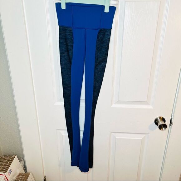 Lululemon Barre Pulse Pant (Regular) Blue/Reversible Slub Limitless Blue 2 - Picture 8 of 12